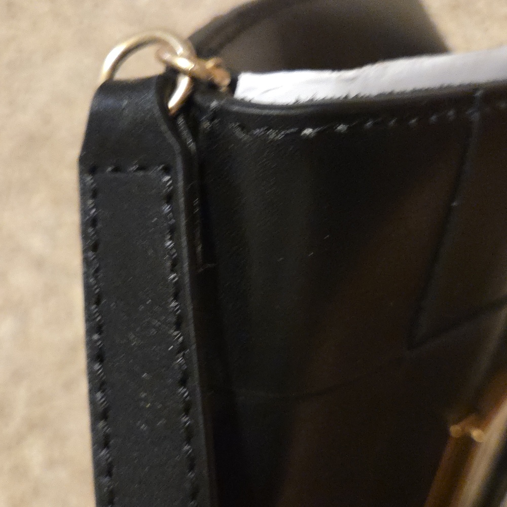 NWT Loeffler Randall Delphine Black Leather Clutch - Picture 3 of 11